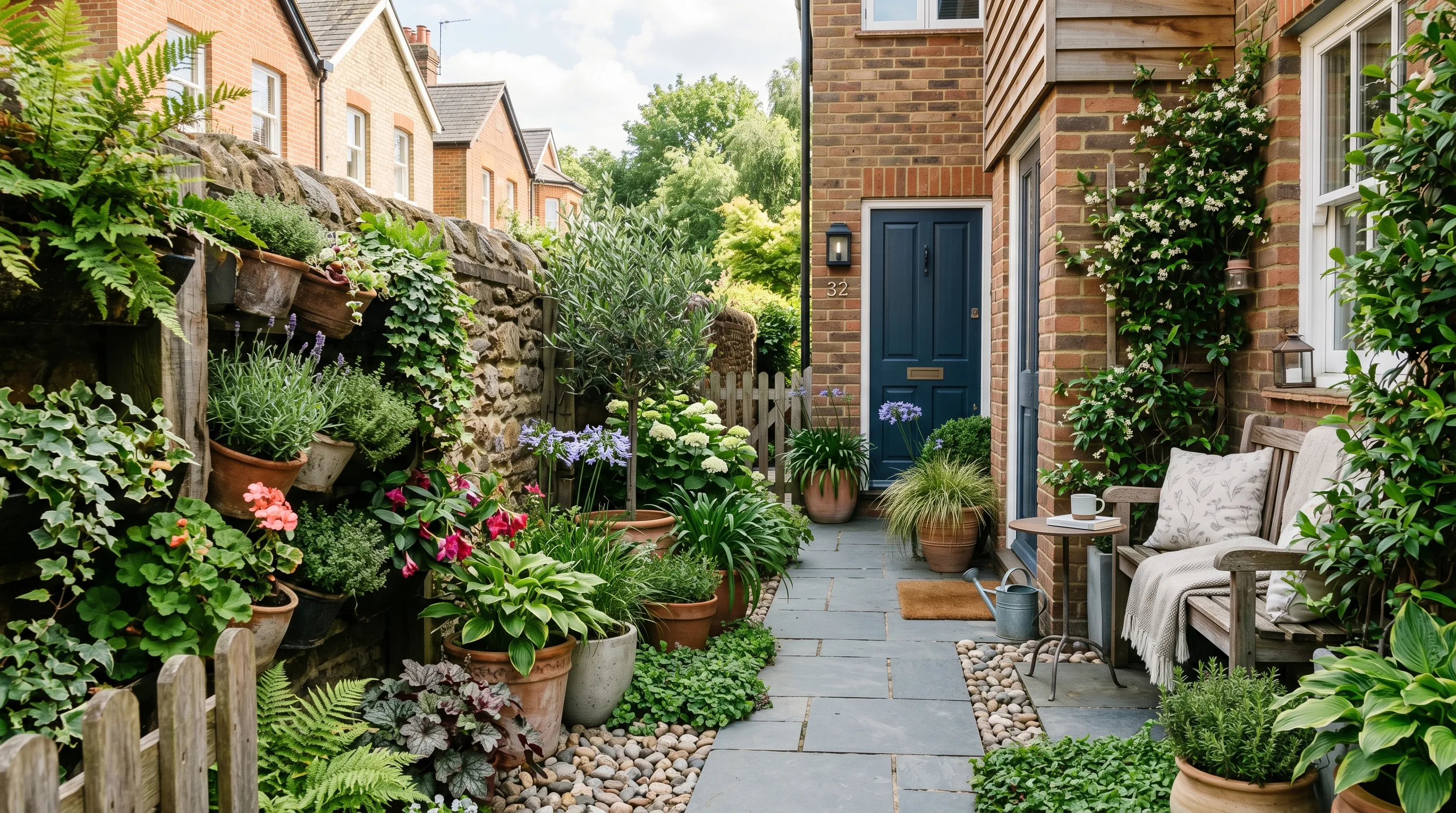 Low-Maintenance Planting With Clean Mulch